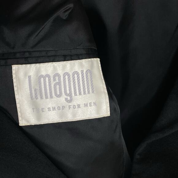 Vintage I Magnin Blazer 100% Pure Cashmere Men 42R Old Money Preppy Jacket USA - Picture 3 of 7